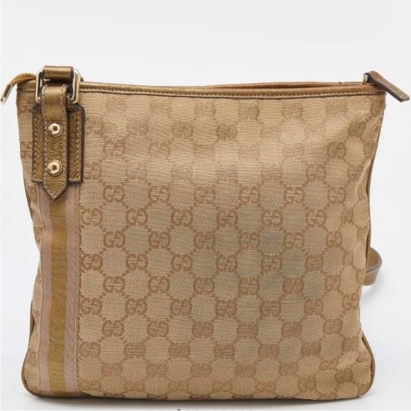 Authenticated Gucci Jolicoeur Messenger Crossbody Shoulder Bag Handbag Purse - Picture 4 of 16